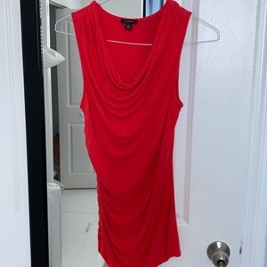 Halogen Coral Tank with Cowl Neck S